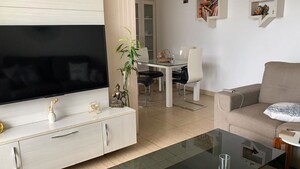 Living Room in 3 BHK Apartment at 3C Lotus Boulevard, Sector 100 – for Rent
