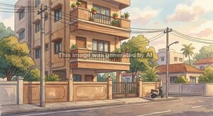  Apartment – Exterior View View at Mallepalle - for Sale