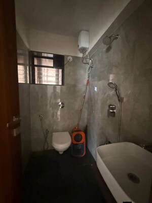 Bathroom in 2 BHK Apartment at Lokhandwala Spring Grove, Kandivali East – for Rent
