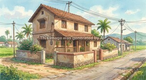  Independent House – Exterior View View at Lingapalem - for Sale