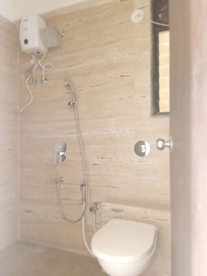 Bathroom in 3 BHK Apartment at DGS Sheetal Regalia, Borivali East – for Rent