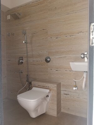 Bathroom in 3 BHK Apartment at DGS Sheetal Regalia, Borivali East – for Rent