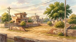  Land – Exterior View View at Basant Vihar Colony - for Sale