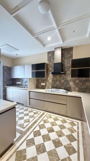 Kitchen in 4 BHK Builder Floor at Defence Colony – for Rent