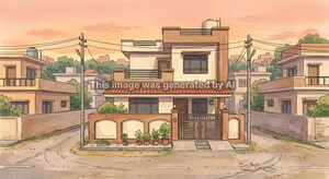  Independent House – Exterior View View at Jagadhari - for Sale