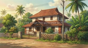  Independent House – Exterior View View at Kottarakkara - for Sale