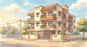  Apartment – Exterior View View at Khirasara - for Sale
