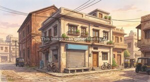  Independent House – Exterior View View at Borsan - Hansapur Road - for Sale