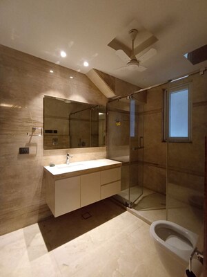 Bathroom in 4 BHK Builder Floor at Greater Kailash – for Rent