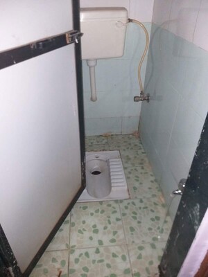 Bathroom in 1 BHK Apartment at Krishnai Tower, Ghansoli – for Rent