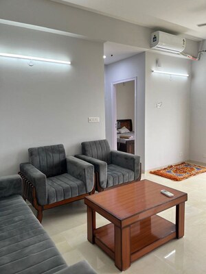Living Room in 2 BHK Apartment at Supertech Hues, Sector 68 – for Rent