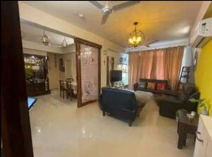 Living Room in 3 BHK Apartment at Jewel Apartment, Hazratganj – for Rent