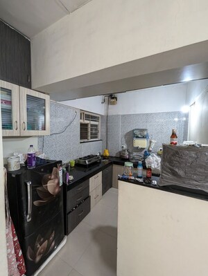 Kitchen in 3 BHK Apartment at Vijaylaxmi River Residency, Chikhali – for Rent