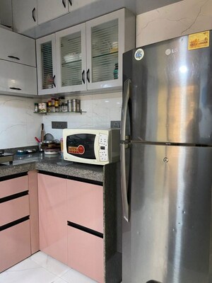 Kitchen in 3 BHK Apartment at SKD Pinnacolo, Mira Road – for Rent