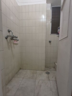 Bathroom in 1 BHK Apartment at Flower Valley Complex, Khopat – for Rent