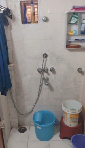 Bathroom in 1 BHK Apartment at Rebello Enclave MIDC, Andheri East – for Rent