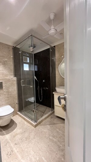 Bathroom in 4 BHK Builder Floor at East Of Kailash – for Sale