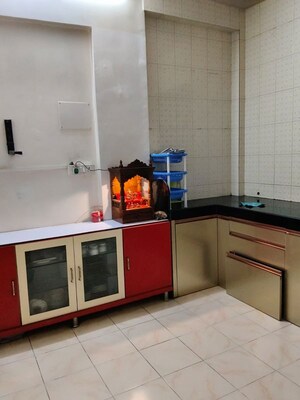 Kitchen in 2 BHK Apartment at Gauri Shankar CHS, Dombivli West – for Rent