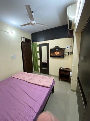 Bedroom in 2 BHK Builder Floor at Lajpat Nagar – for Rent