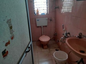 Bathroom in 2 BHK Apartment at Aangan CHS Ghansoli, Ghansoli – for Rent