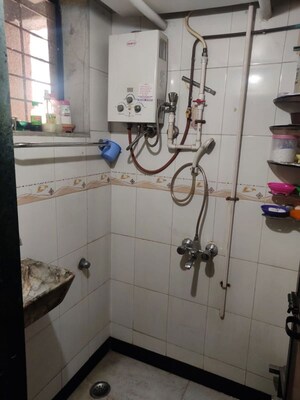 Bathroom in 1 BHK Apartment at Aangan CHS Ghansoli, Ghansoli – for Rent