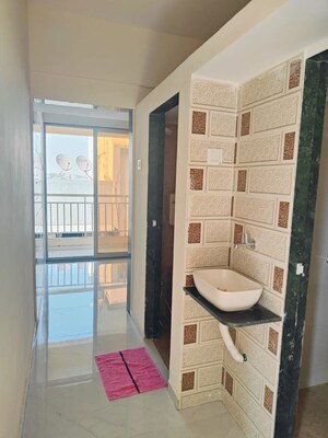 Bathroom in 1 RK Apartment at Trident Woods, Katrap – for Rent