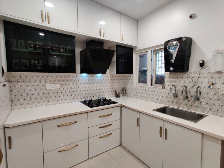 Kitchen, narsingi 3 Bedroom 1500 Sq.Ft. Apartment In Narsingi Hyderabad 10720076