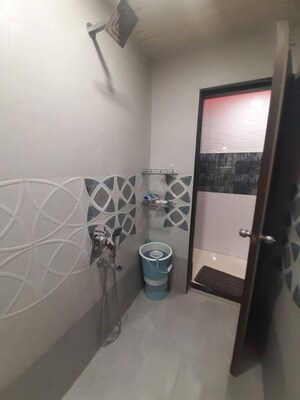 Bathroom in 2 BHK Apartment at Gami Eva, Ghansoli – for Rent