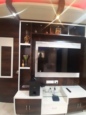 Living Room in 2 BHK Apartment at Gami Eva, Ghansoli – for Rent