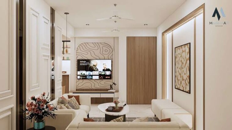 Living Room, sector 107 3.5 Bedroom 1726 Sq.Ft. Builder Floor In Sector 107 Noida 10720114