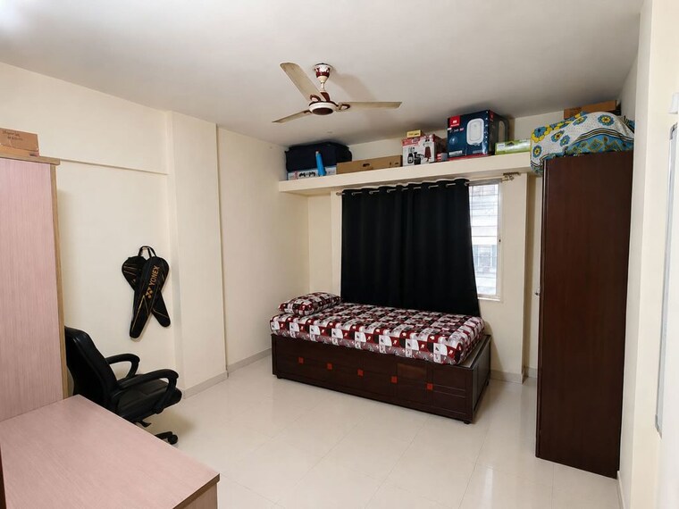 Bedroom, amba-nagari 2 Bedroom 1200 Sq.Ft. Apartment In Dhanori Pune 10720119