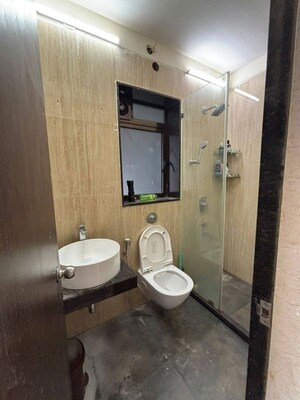 Bathroom in 3 BHK Apartment at Jyoti Sukriti, Goregaon East – for Rent