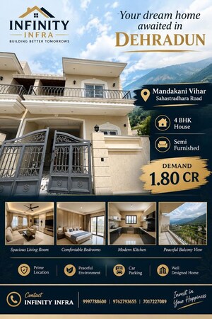 3 BHK Villa For Sale in Sahastradhara