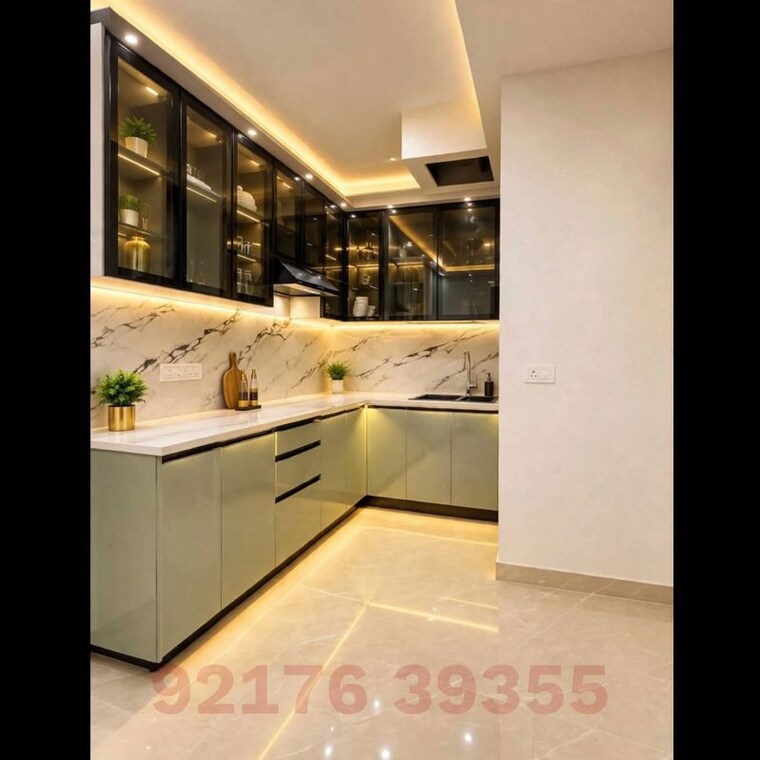 Kitchen, noida extension 3 Bedroom 1600 Sq.Ft. Builder Floor In Noida Extension Greater Noida 10706793