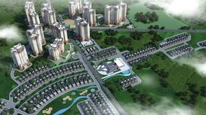 Master Plan in 4 BHK Apartment at Prestige Lakeside Habitat, Varthur – for Sale
