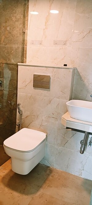 Bathroom in 2 BHK Apartment at Daffodil CHS, Malad West – for Rent