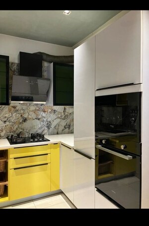 Kitchen in 3 BHK Apartment at Rajapushpa Regalia, Kokapet – for Rent