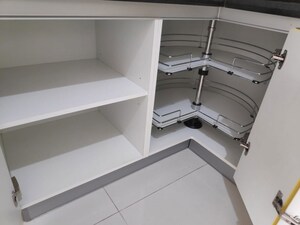 Staircase in 3 BHK Apartment at Purva Palm Beach, Hennur Road – for Rent