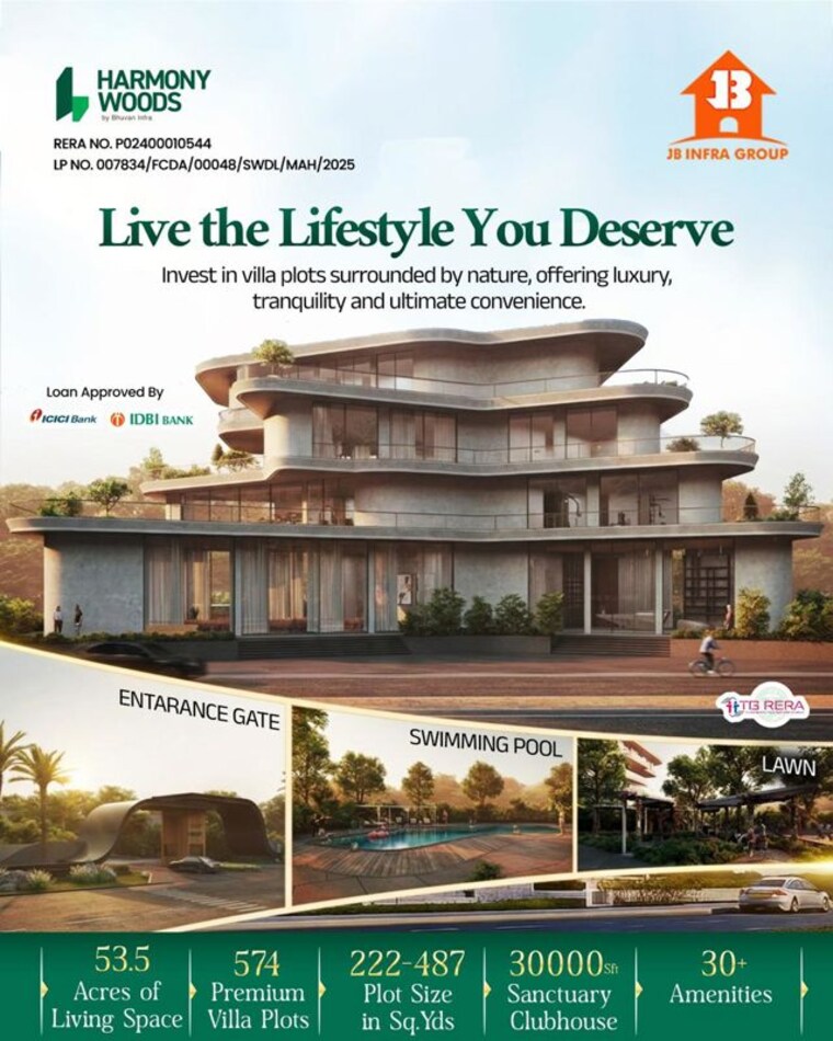 Exterior View, jb-harmony-woods  180 Sq.Yd. Plot In Thummaloor Hyderabad 10720371