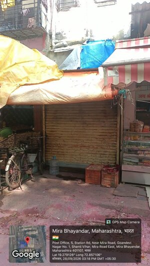  Shop – Exterior View View at Mira Road East - for Rent