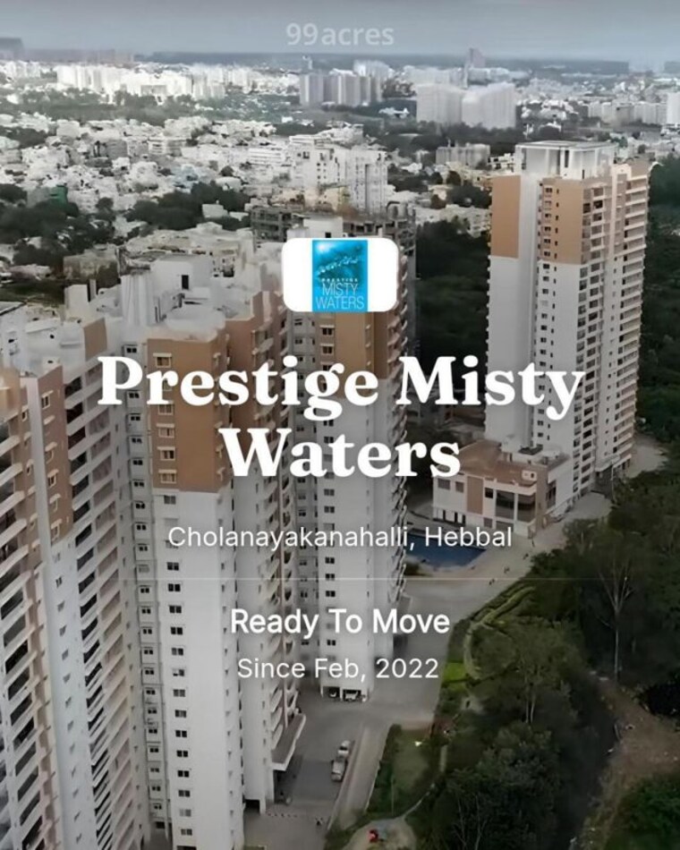 Exterior View, prestige-misty-waters-vista-towers 3 Bedroom 1700 Sq.Ft. Apartment In Hebbal Bangalore 10720497
