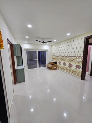 Living Room in 3 BHK Apartment at Abode Aravindam, Tellapur – for Rent