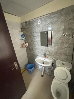 Bathroom in 3 BHK Apartment at Trident Embassy, Sector 1 Greater Noida – for Rent