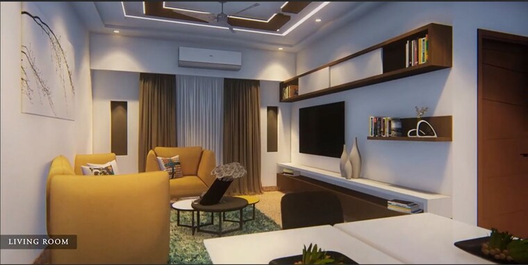 Living Room, kokapet 2 Bedroom 1260 Sq.Ft. Apartment In Kokapet Hyderabad 10711702