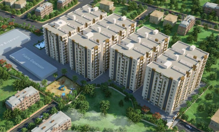 Exterior View, kokapet 2 Bedroom 1260 Sq.Ft. Apartment In Kokapet Hyderabad 10711702