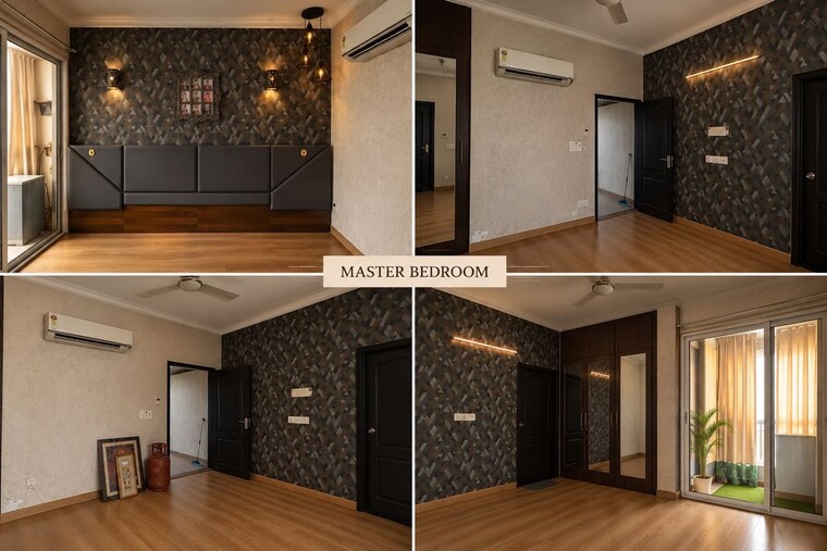 Bedroom, ansal-api-esencia 3 Bedroom 1550 Sq.Ft. Apartment In Sector 67 Gurgaon 10720624