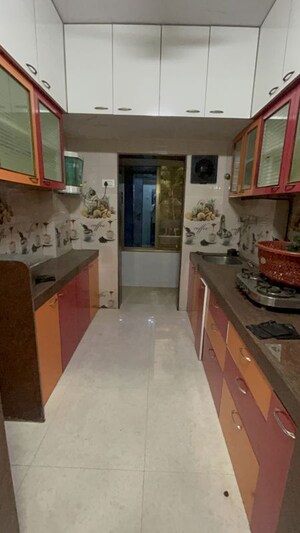 Kitchen in 1 BHK Apartment at Shanti Gardens , Mira Road – for Rent