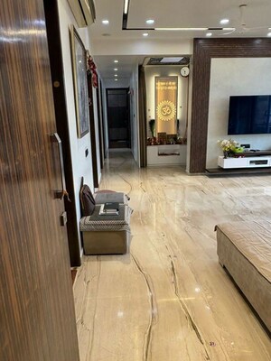 Living Room in 3.5 BHK Apartment at Vijay Orion II, Ghodbunder Road – for Rent
