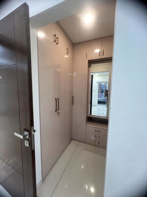 Building Lobby in 4 BHK Apartment at Aparna Luxor Park, Kondapur – for Rent