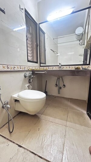 Bathroom in 2 BHK Apartment at K Raheja Heights, Malad East – for Sale